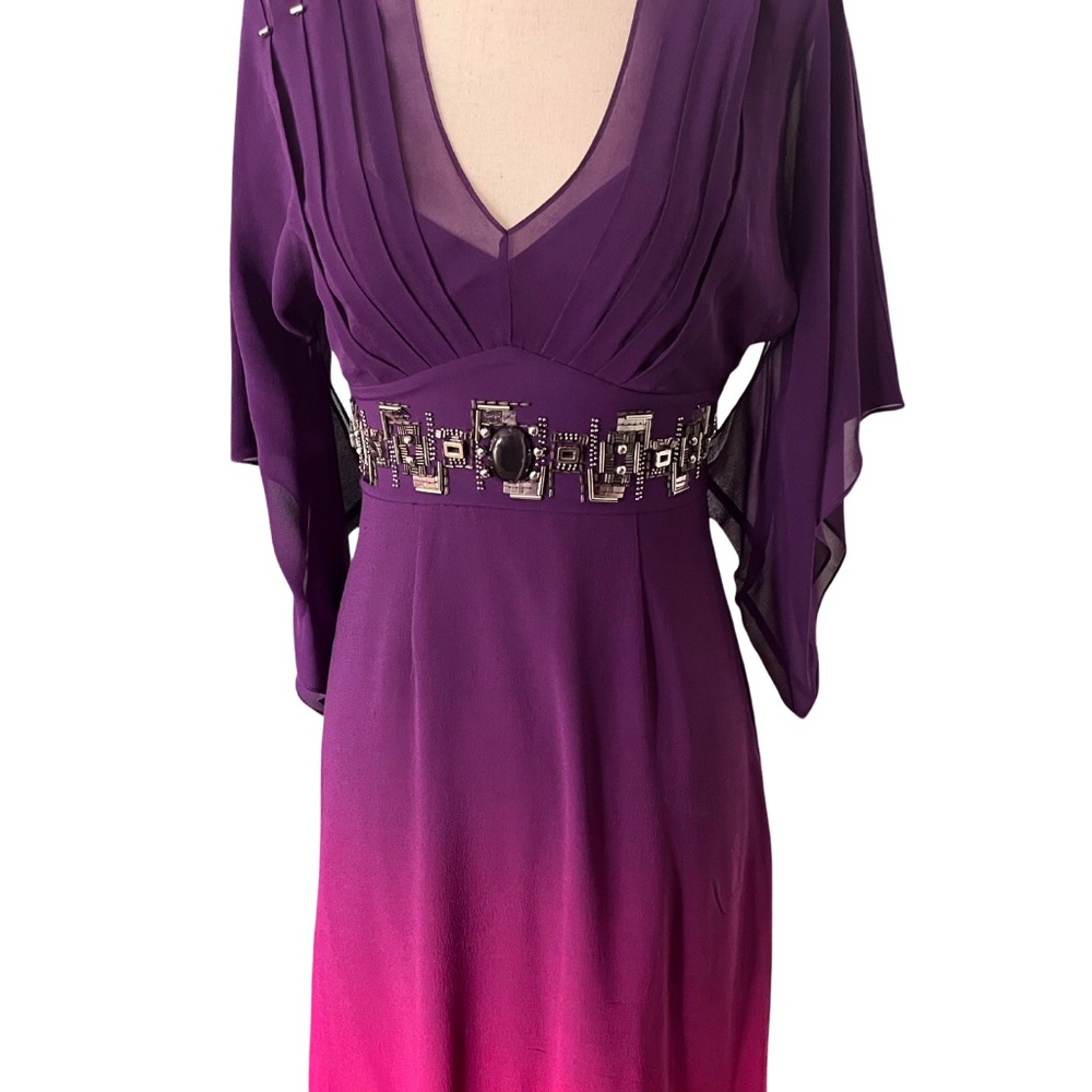 Karen Millen silk ombre cocktail dress